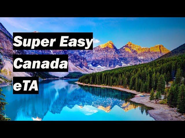 How to complete the Canada eTA application 