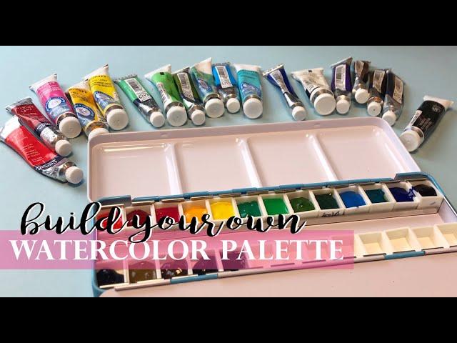 Build Your Own Watercolor Palette/ Step by Step- All the colors I use!