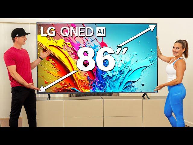 The 86" LG QNED85 4K TV - Go Big or Go Home!