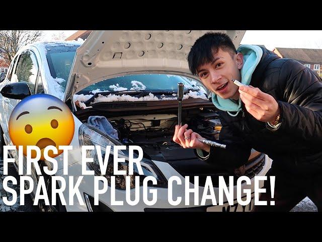 CHANGING MY SPARK PLUGS FOR THE FIRST TIME! 