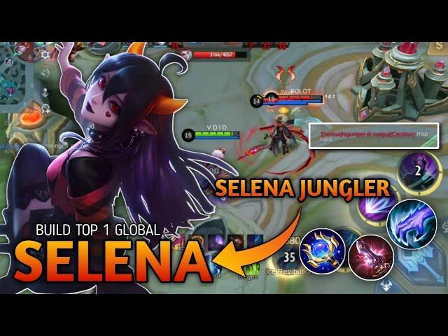 TRY THIS!!! SELENA JUNGLER OFFER POWER AROW!!! 99% AUTO AIM! | TOP 1 GLOBAL SELENA | MLBB