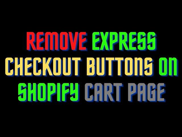  2021 update! How to remove PayPal Express Checkout button on checkout page (Debut Shopify theme)