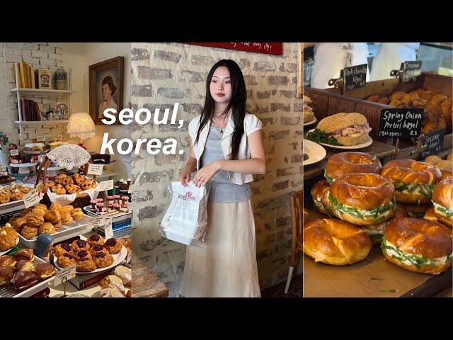 korea vlog by an introverted foodie  | solo cafe hopping, hongdae shopping, & kdrama locations