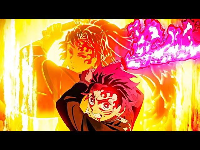 Tanjiro vs upper moon 4 Hatengu ( full fight 4k)