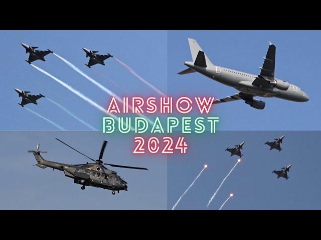 Hungarian Air Force AIRSHOW | Foundation Day 2024 Budapest | Légi Parádé Augusztus 20.