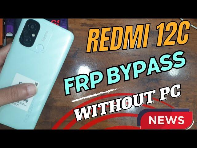 Redmi 12c Frp Bypass Miui 13 Without Pc | All Xiaomi MIUI 14 FRP BYPASS