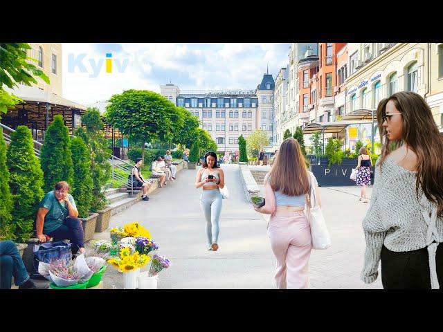 Kyiv Ukraine  4K Walking Tour Kiev Україна City Center