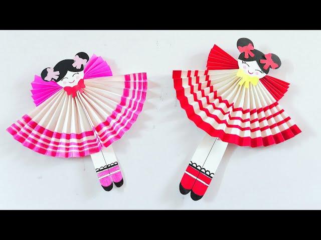 How to make Paper Doll  | Easy kids craft ideas