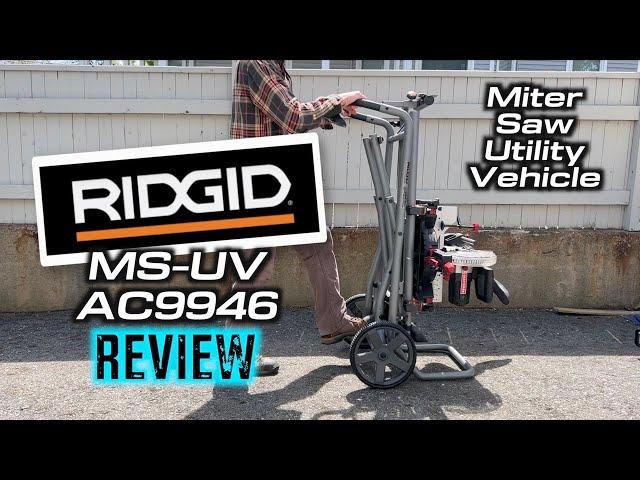 RIDGID Universal Miter Saw Stand with Wheels - REVIEW (AC9946)