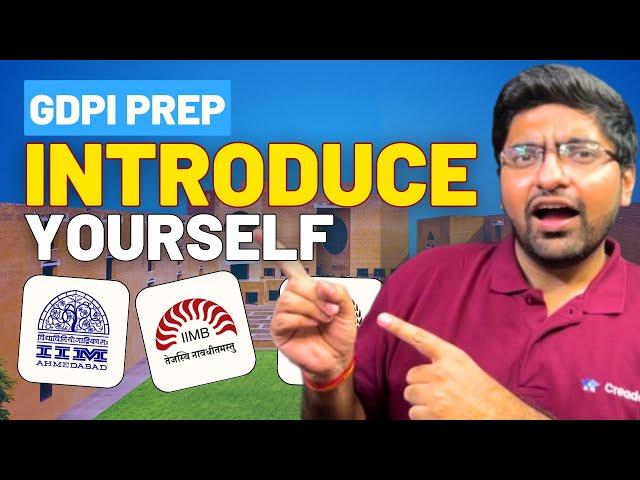 The Best Answer For "Tell Me About Yourself" in Interviews | Introduce Yourself | GDPI Preparation