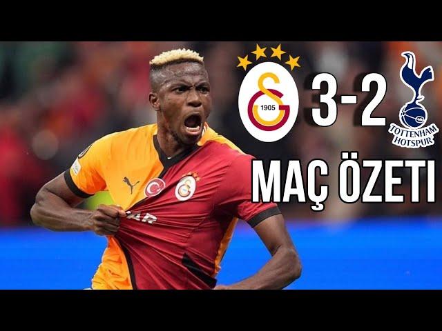  Galatasaray - tottenham (3-2) Maç Özeti | Victor Osimhen gol | UEFA Avrupa Ligi 2024/25