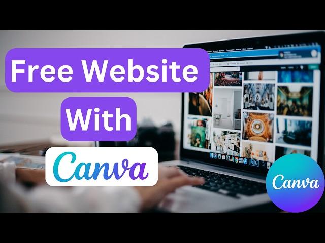 How to Create and Host a Free Website in Canva | Easy Website Design Tutorial
