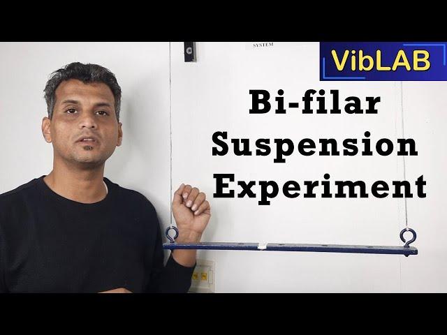 Bi-Filar Suspension Experiment || find Moment of Inertia || Radius of Gyration (Dynamics of Machine)