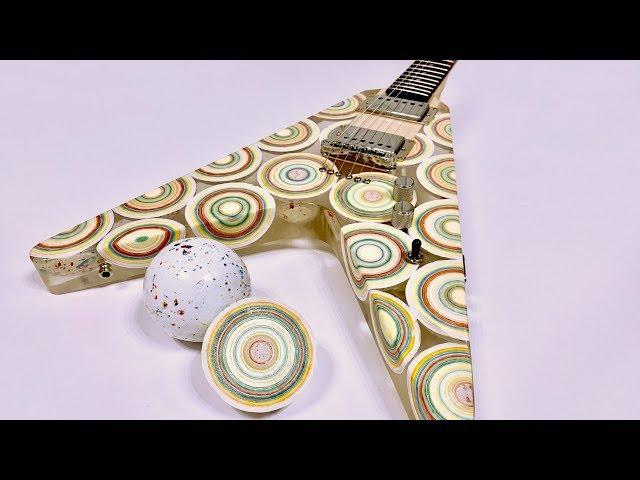 I Built a Guitar Out of 8 Mega Jawbreaker Candies