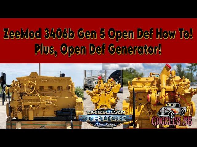 ATS | ZeeMod 3406b | Gen 5 Open Def Mod | How To Mod It!