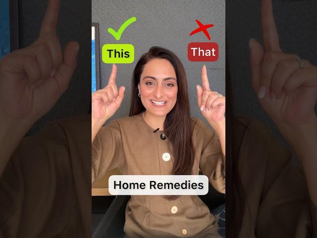 This or that | Home remedies | #dermatologist