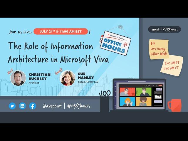 #O365Hours​​​: The Role of Information Architecture in Microsoft Viva