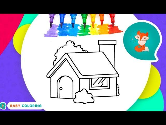 Happy House - For Kids - Youtube For Children  coloring book