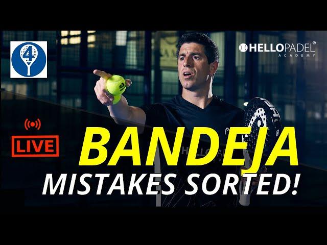 BANDEJA shot - Mistakes sorted at HELLO PADEL ACADEMY with @the4Set