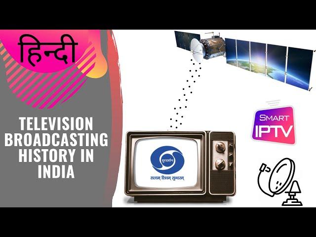 Television Broadcasting History in India | Hindi भारत में टेलीविजन प्रसारण इतिहास