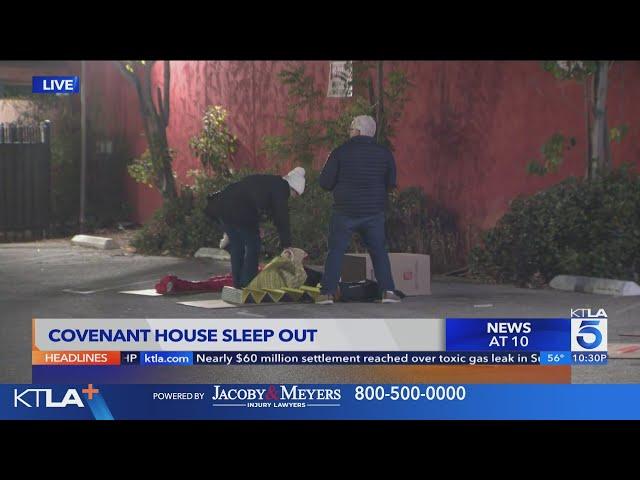 Covenant House sleep out in Southern California