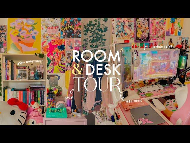 ROOM TOUR 2022 | aesthetic gaming setup, cozy, pinterest inspired 