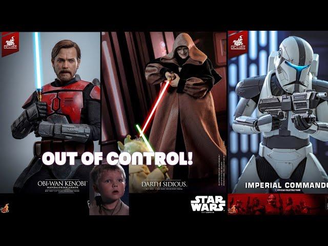 Hot Toys Star Wars announcements  Darth Sidious ROTS, Imperial Commando, Obi Wan Mandalorian Armor