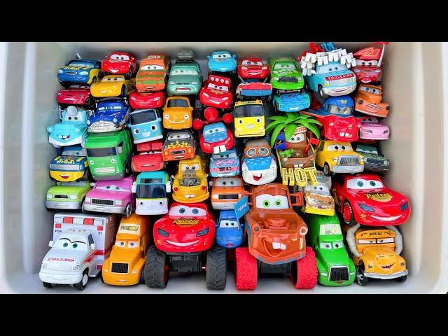 Lot of Disney Pixar Cars Unboxing Review | Lightning Mcqueen Bubble RC Cars | Sliding Cars ASMR