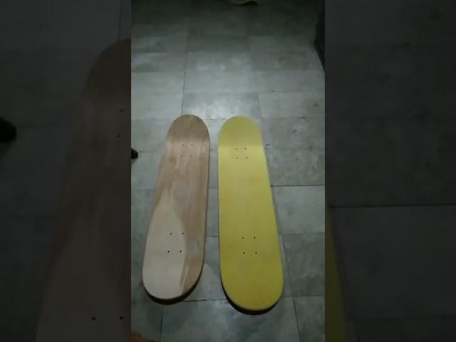 Authentic Canadian Hard Rock Maple Wood Skateboard Deck VS Maple Wood Deck (no specific origin)