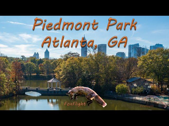 Piedmont Park, Atlanta, GA (4k drone video)