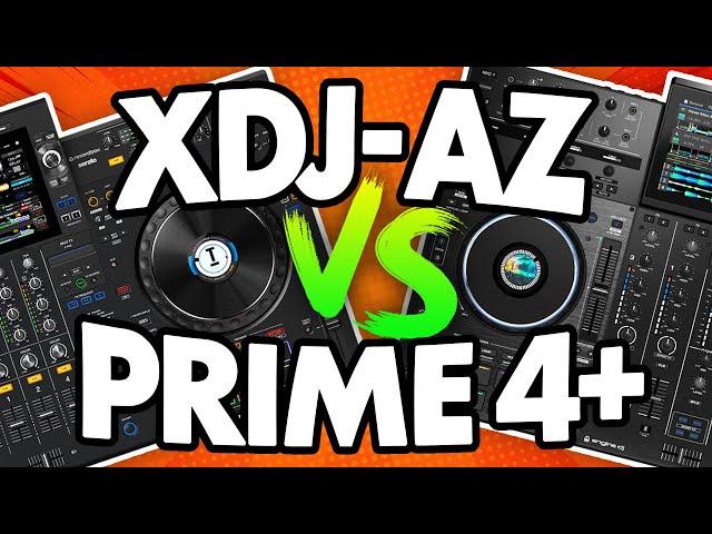 Battle of the Flagships: XDJ-AZ vs Prime 4+ Standalone DJ Systems