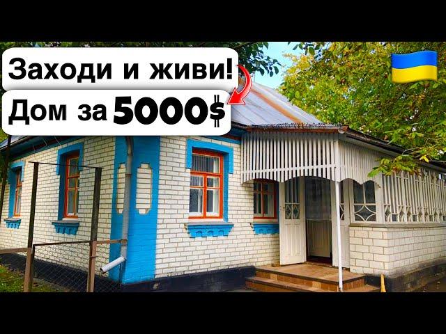  Заходи и живи! Дом в селе за 5000$ Продажа недвижимости за копейки! Всё есть Уютное тихое село!