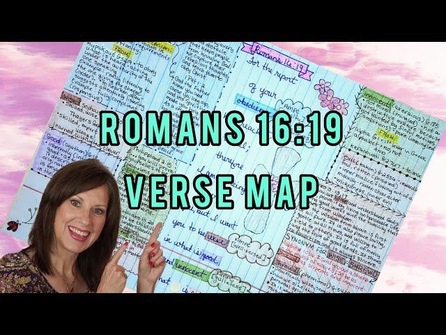 WISE Verse Map Romans 16:19