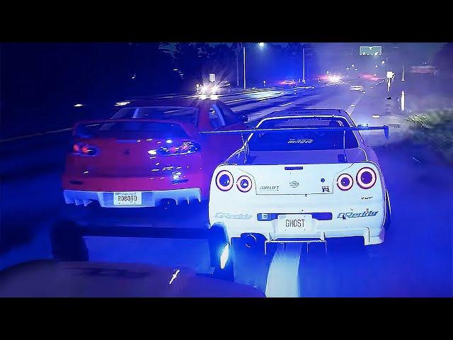 TOP Street Racers VS Cops Moments