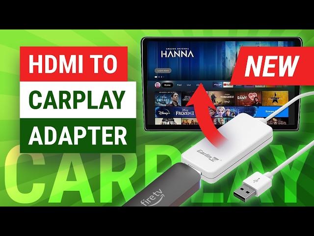 Cast ANY HDMI Device to CarPlay Display | CarlinKit HDMI to CarPlay Adapter Review
