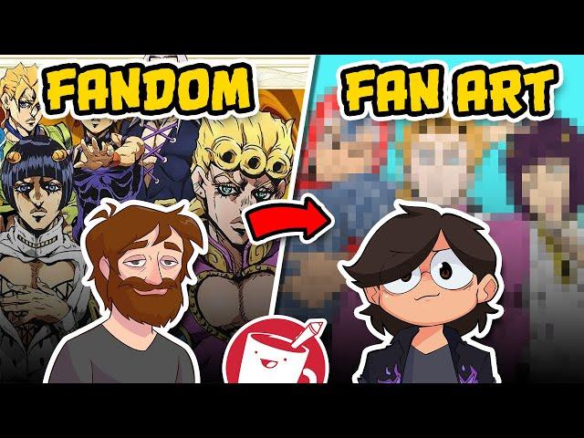 Artists Draw Fan Art of Each Other's Fandoms