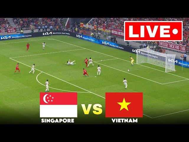  LIVE | Singapore vs Vietnam  ASEAN Championship 2024 - Semifinal | Match Today