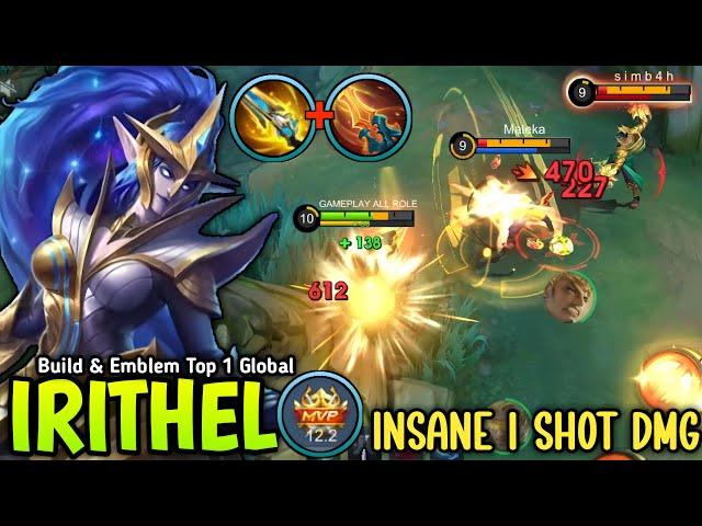 100% INSANE DAMAGE!! IRITHEL NEW 1 SHOT BUILD TO SOLO RANKED 2024  - BUILD TOP 1 GLOBAL IRITHEL