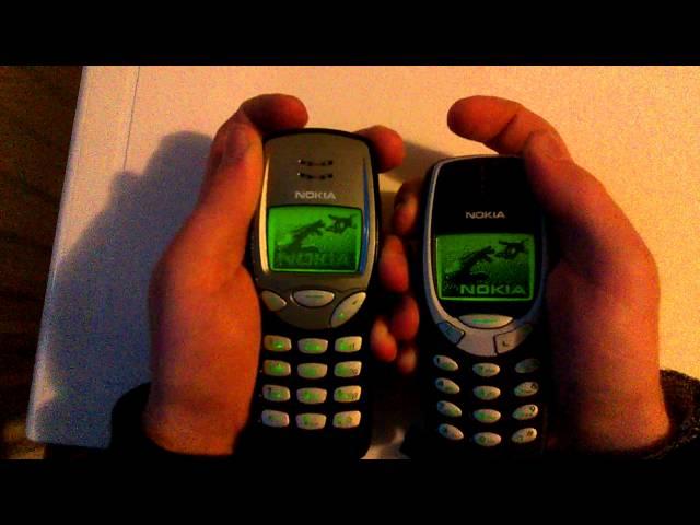 Nokia 3210 vs 3310 Startup & Shutdown Speedtest