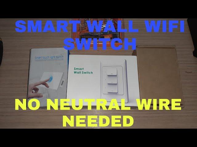 SMART WIFI SWITCH,INSTALLATION NO NEUTRAL LINE NEEDED'/ PAANO MAG INSTALL NG SMART WIFI SWITCH.