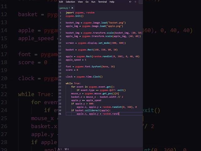 Create a Game in Python with Pygame | Beginner's Guide | #Python #Coding #Pygame #Programming