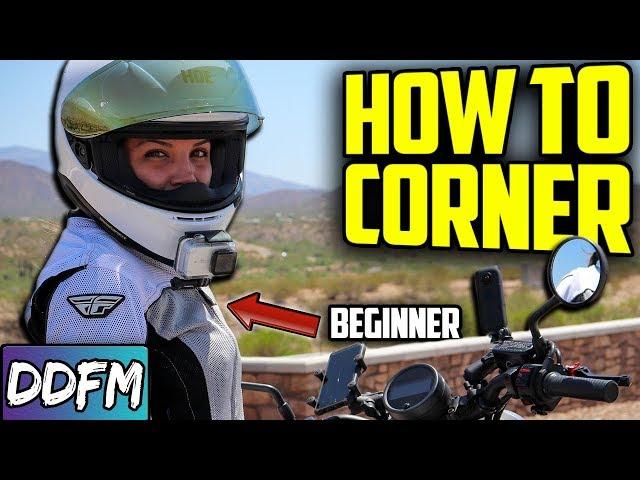 Motorcycle Cornering For Beginner Motorcycle Riders / Nikki's Adventures Ep. 9