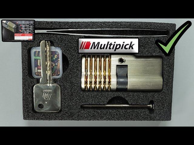 Unboxing Multipick 6 pin dimple practice lock set