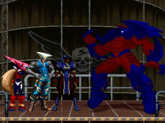Shadow Lady, Sonic Machine & Omega Zero vs Supreme Vegatron (Bison's Ultimate Robot)