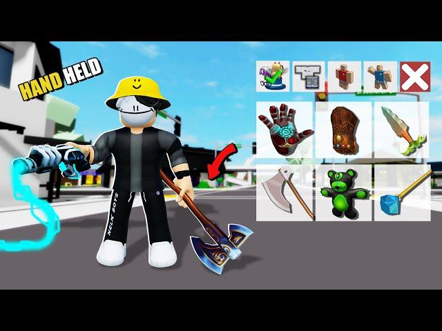 NEW!! All SECRET HANDHELD WEAPON In Brookhaven - Roblox