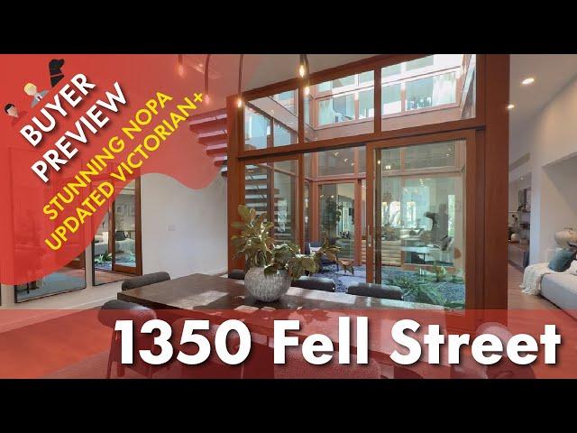 Buyer Preview: 1350 Fell Street, San Francisco Stunner - 4K