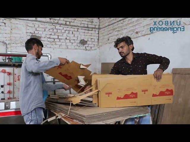 Corrugated Carton Box Manufacturing Process | Cardboard boxes Making Process | Unbox Engineering