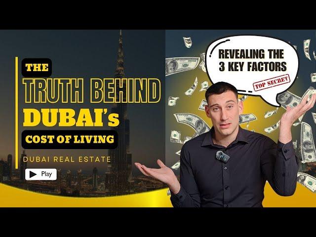 The TRUTH behind Dubai's COST of Living