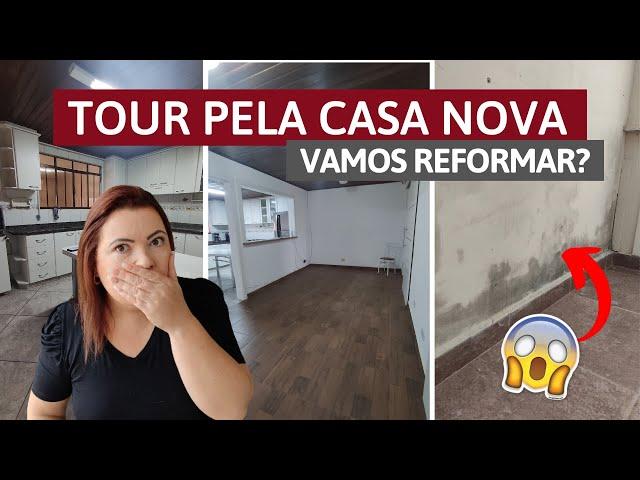 TOUR PELA CASA NOVA!!! VAMOS REFORMAR?! I Aless Vale 