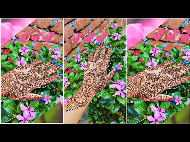 New simple mehandi design back hand | Easy mehndi designs for hands | Mehndi | Mehndi design